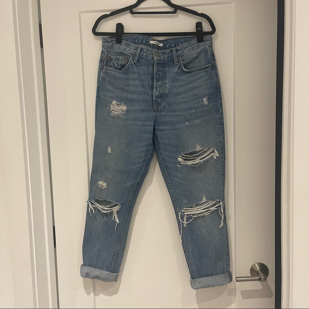 GRLFRND distressed jeans